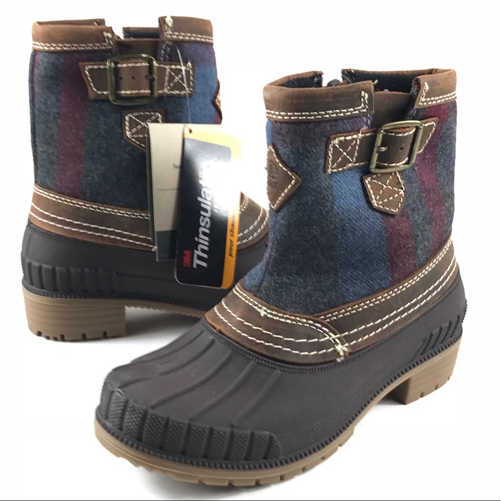 Kamik Avelle Waterproof Boots Dark Brown Leather